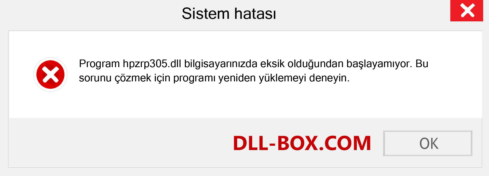 hpzrp305.dll dosyası eksik mi? Windows 7, 8, 10 için İndirin - Windows'ta hpzrp305 dll Eksik Hatasını Düzeltin, fotoğraflar, resimler